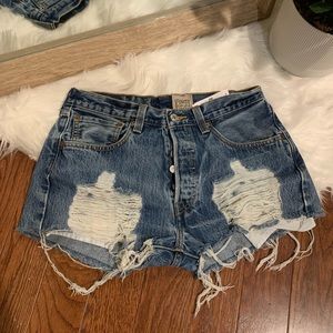 LF Vintage Distressed Shorts